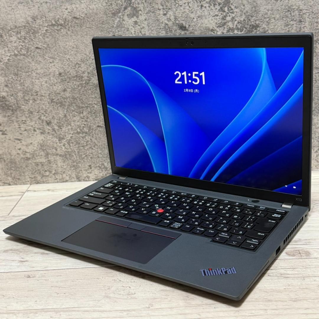 ThinkPad X13インテル第11世代i5 メモリ8GB ノートパソコン Office付き