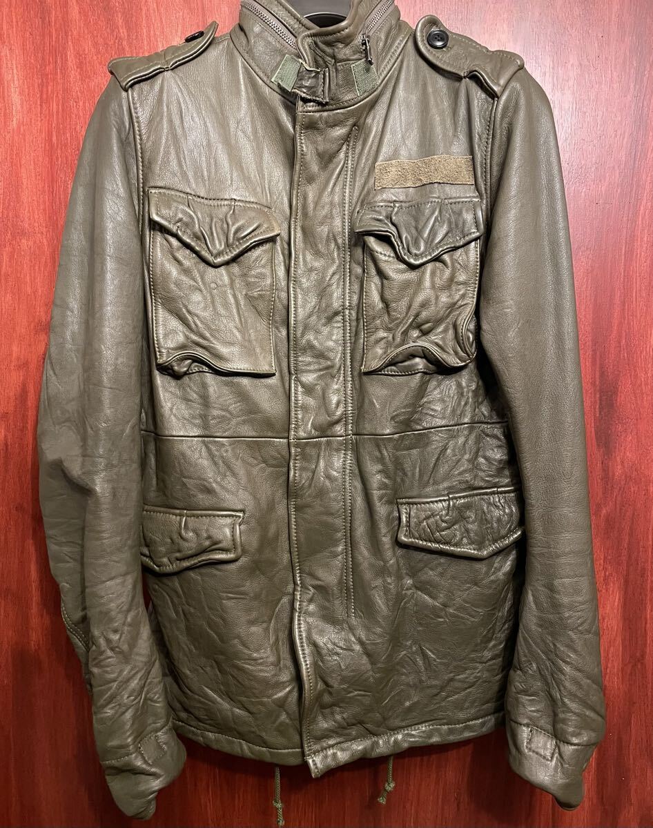 AZ by junhashimoto ジュンハシモト リアルレザーダウンジャケット