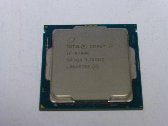 インテル Core i7 8700K BOX オークション比較 - 価格.com