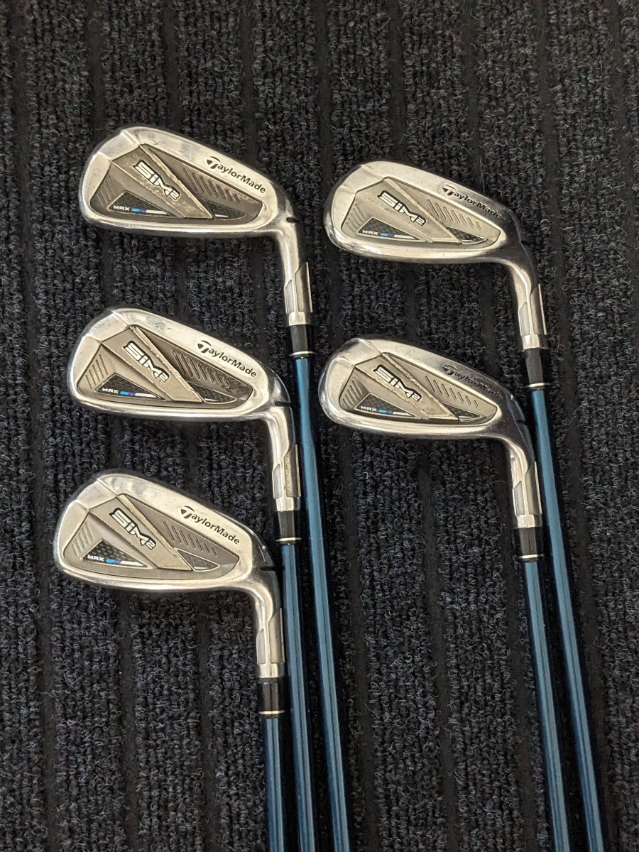 テーラーメイド SIM2 MAX アイアン 5本セット [MCI 100 フレックス：S