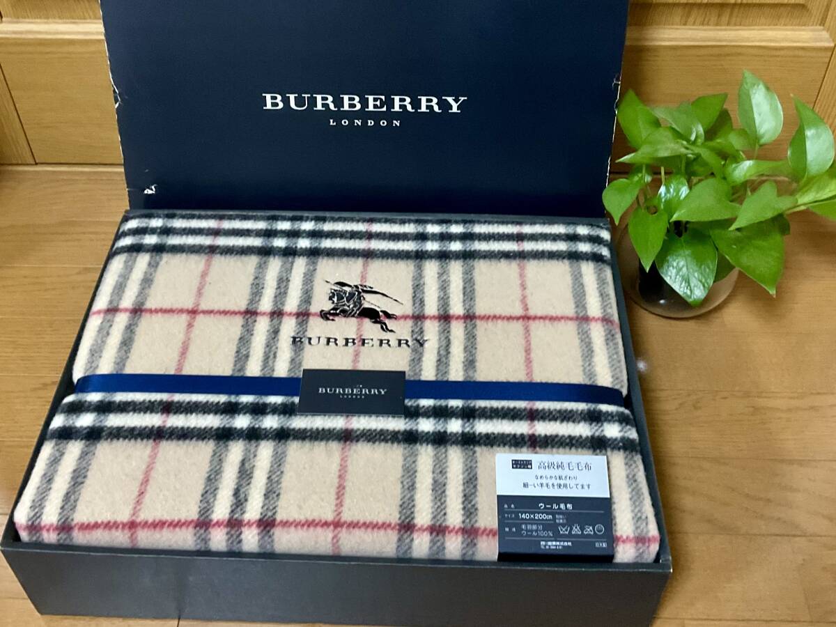 Yahoo!オークション -「バーバリーウール毛布」の落札相場・落札価格