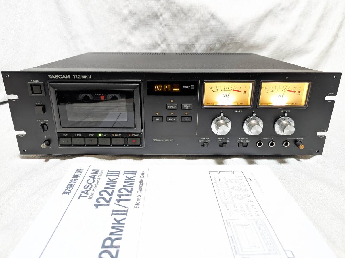 Yahoo!オークション -「tascam 112mk2」(カセットデッキ) (オーディオ