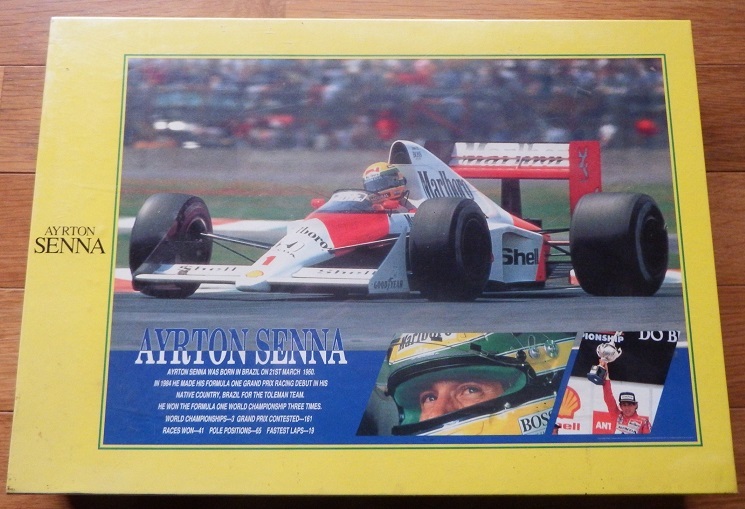 アイルトン・セナ ジグソーパズル フレーム付き アイルトン・セナ