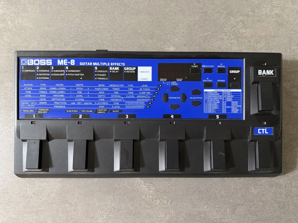 Yahoo!オークション -「boss me-8」(マルチエフェクター