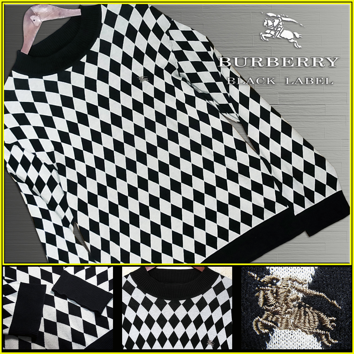 2026年最新】Yahoo!オークション -バーバリーブラックレーベル ニット