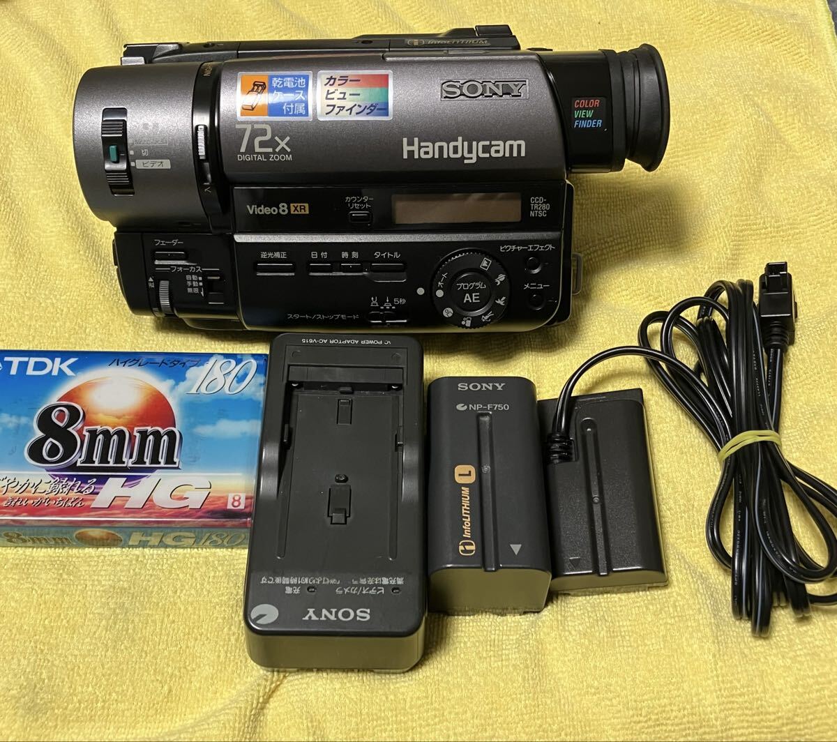 Yahoo!オークション -「ccd-tr280」(8ミリビデオカメラ) (ビデオカメラ