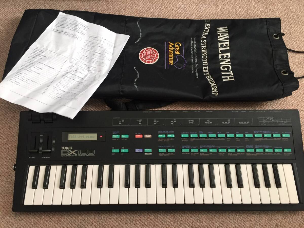 Yahoo!オークション -「yamaha dx100」(鍵盤楽器) (楽器、器材)の落札