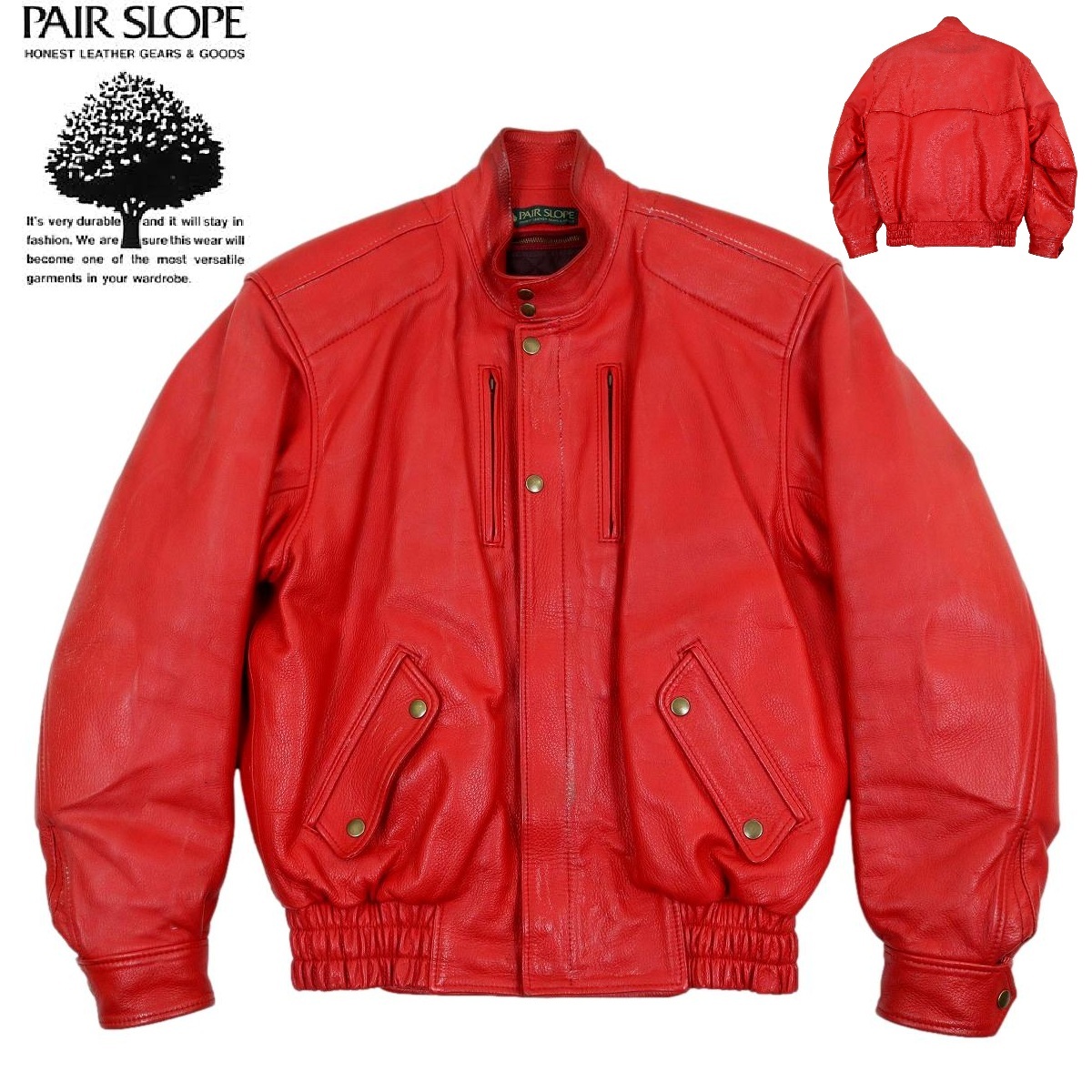 2026年最新】ペアスロープ(pair slope) レザー バイクジャケット 男性