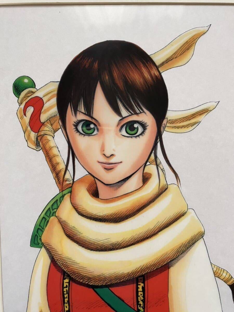 激レア】額装品 桓騎将軍 キングダム 原泰久 KINGDOM TYPE J 検)セル画