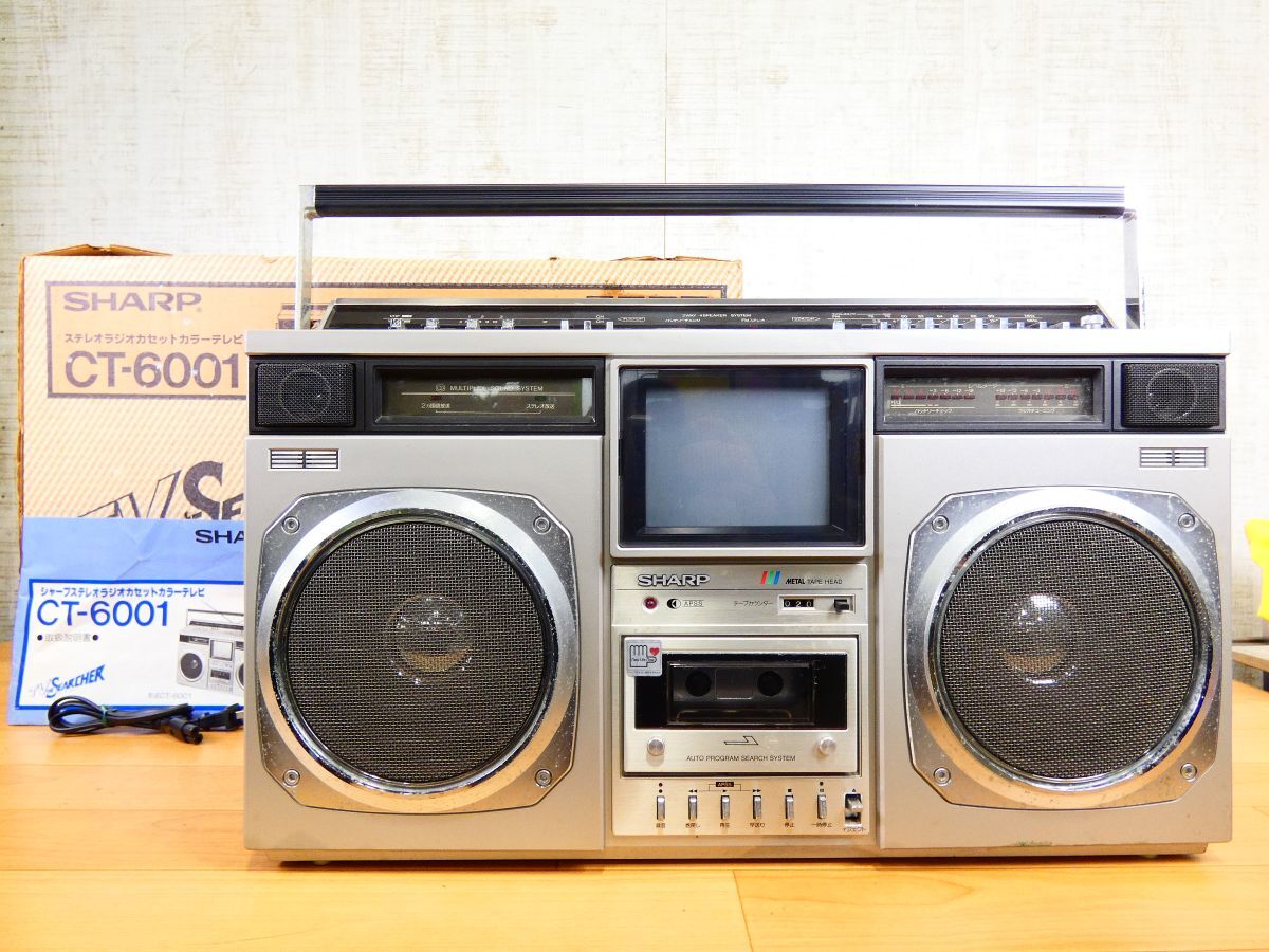 Yahoo!オークション -「ct6001」(ラジカセ) (カセットデッキ)の落札