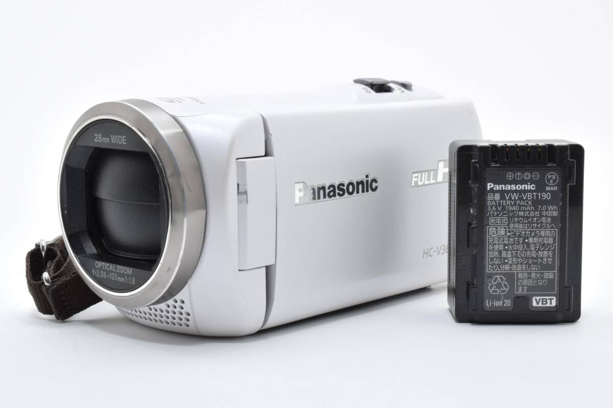 パナソニック HC-V360M-W [ホワイト] オークション比較 - 価格.com