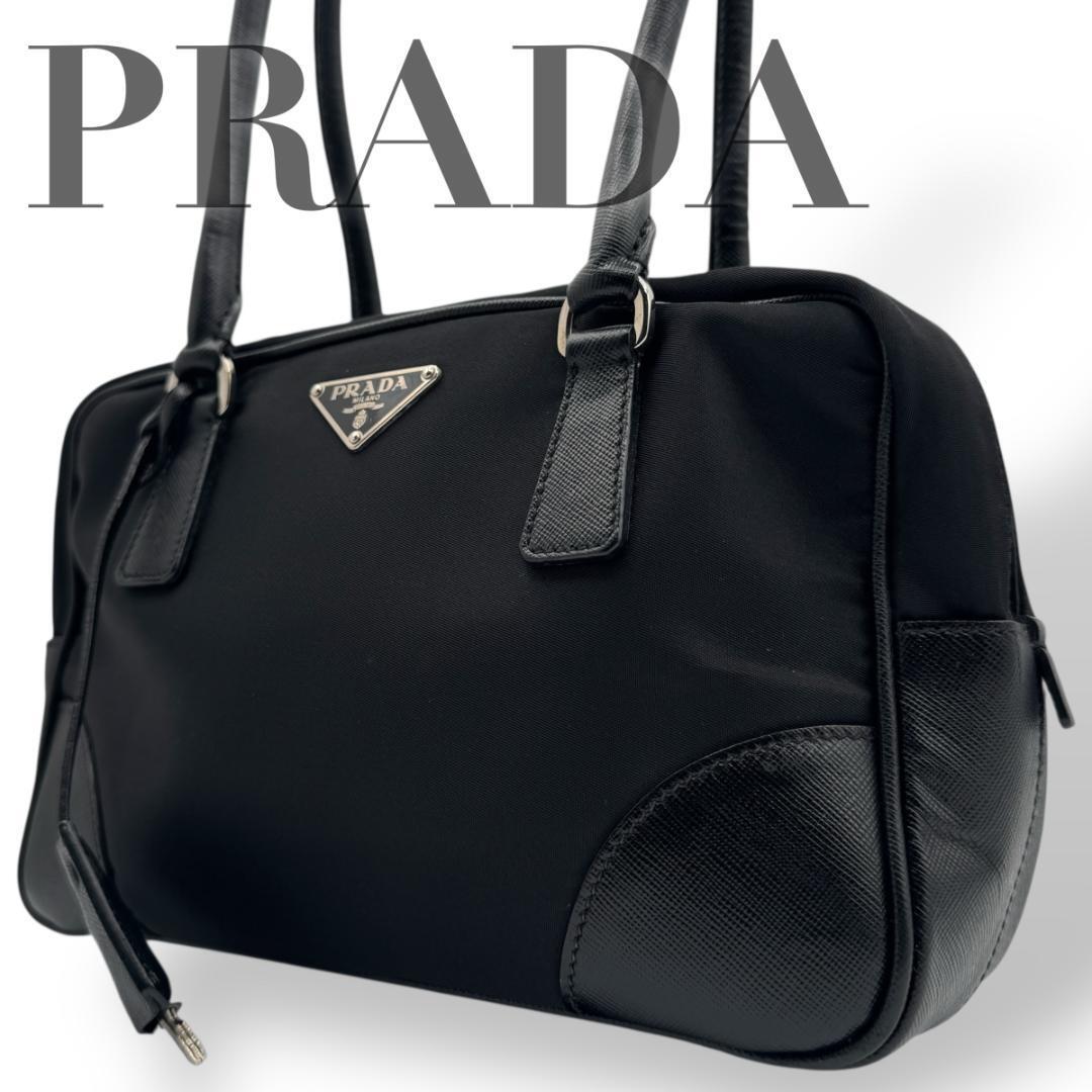 Yahoo!オークション -「prada ボーリングバッグ」(かばん、バッグ
