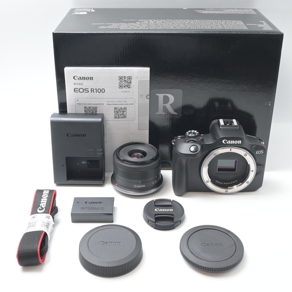 CANON EOS R100 RF-S18-45 IS STM レンズキット オークション比較