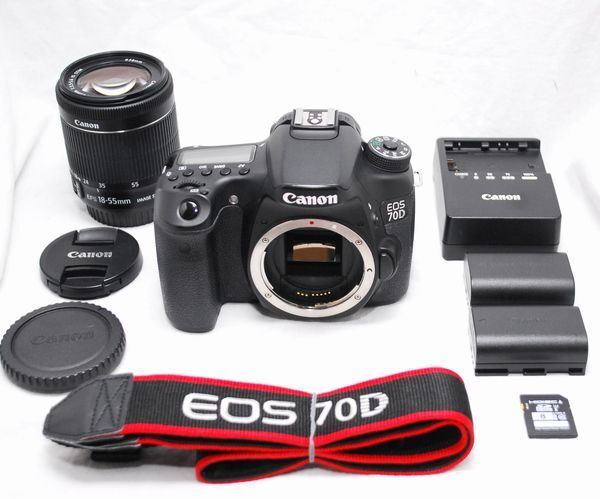 CANON EOS 70D EF-S18-55 IS STM レンズキット オークション比較