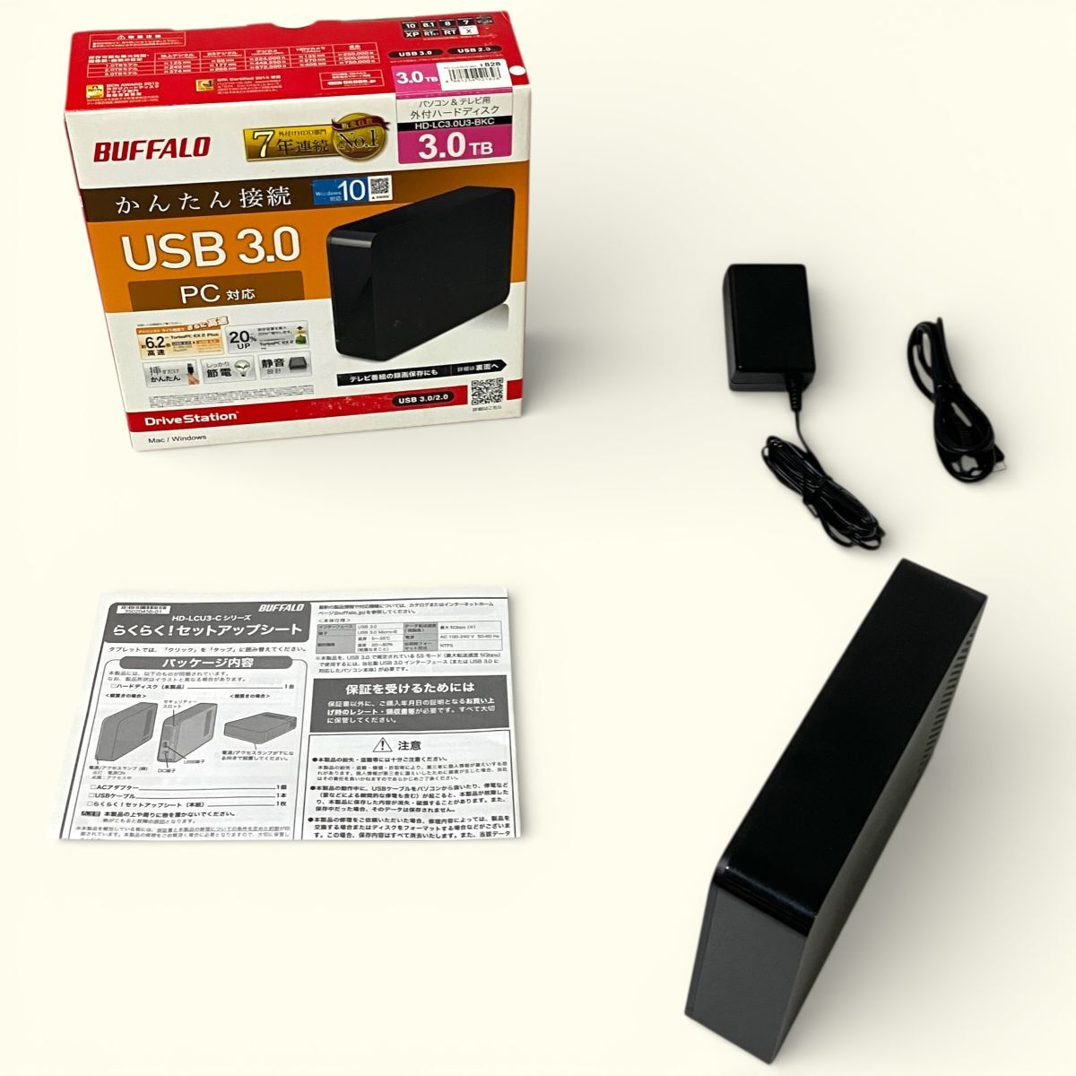 Yahoo!オークション -「バッファロー 外付けhdd 3tb」の落札相場・落札価格