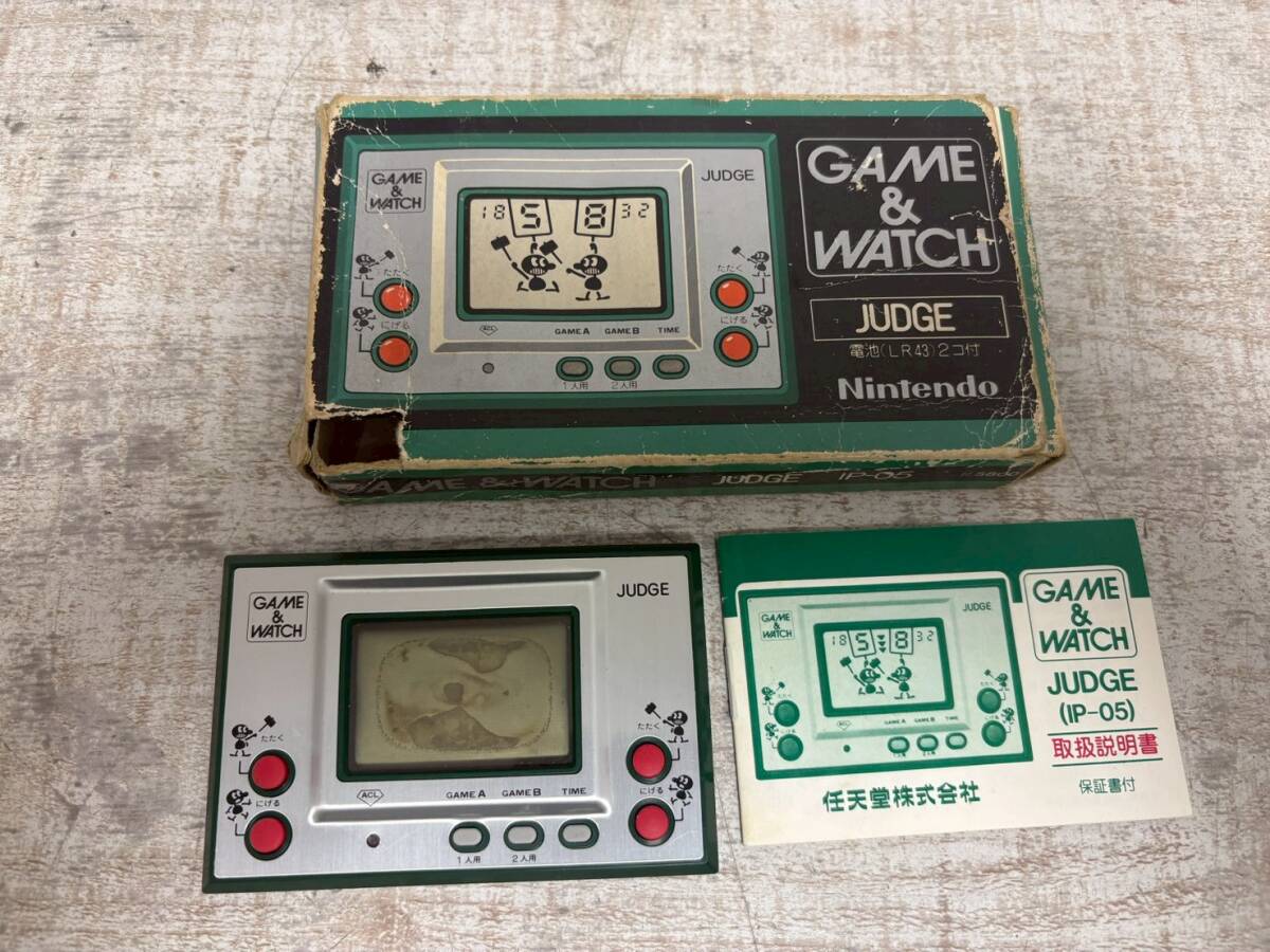Yahoo!オークション -「ゲームウォッチ ジャッジ」(ゲームウォッチ