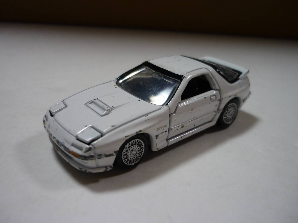 TDE2025限定 ポップレース マツダ RX-7 RE雨宮 ホワイト ミニカー POP