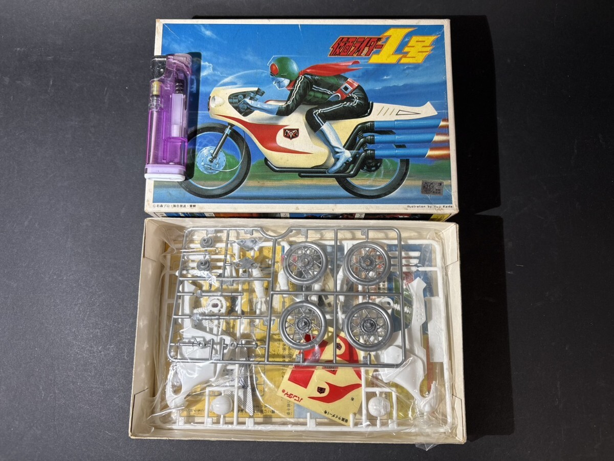 Yahoo!オークション - 「旧バンダイ 仮面ライダー」プラモデルの落札