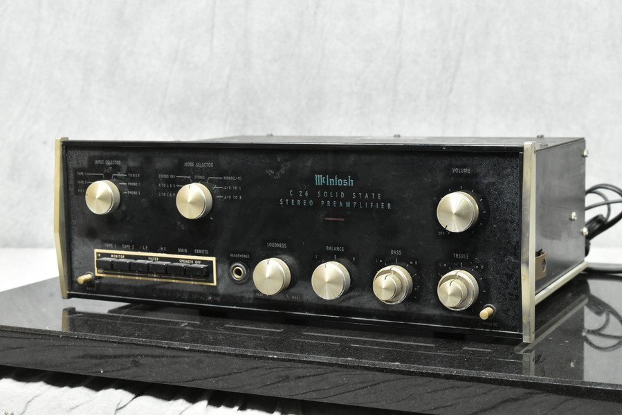 Yahoo!オークション -「mcintosh マッキントッシュ c26」(オーディオ