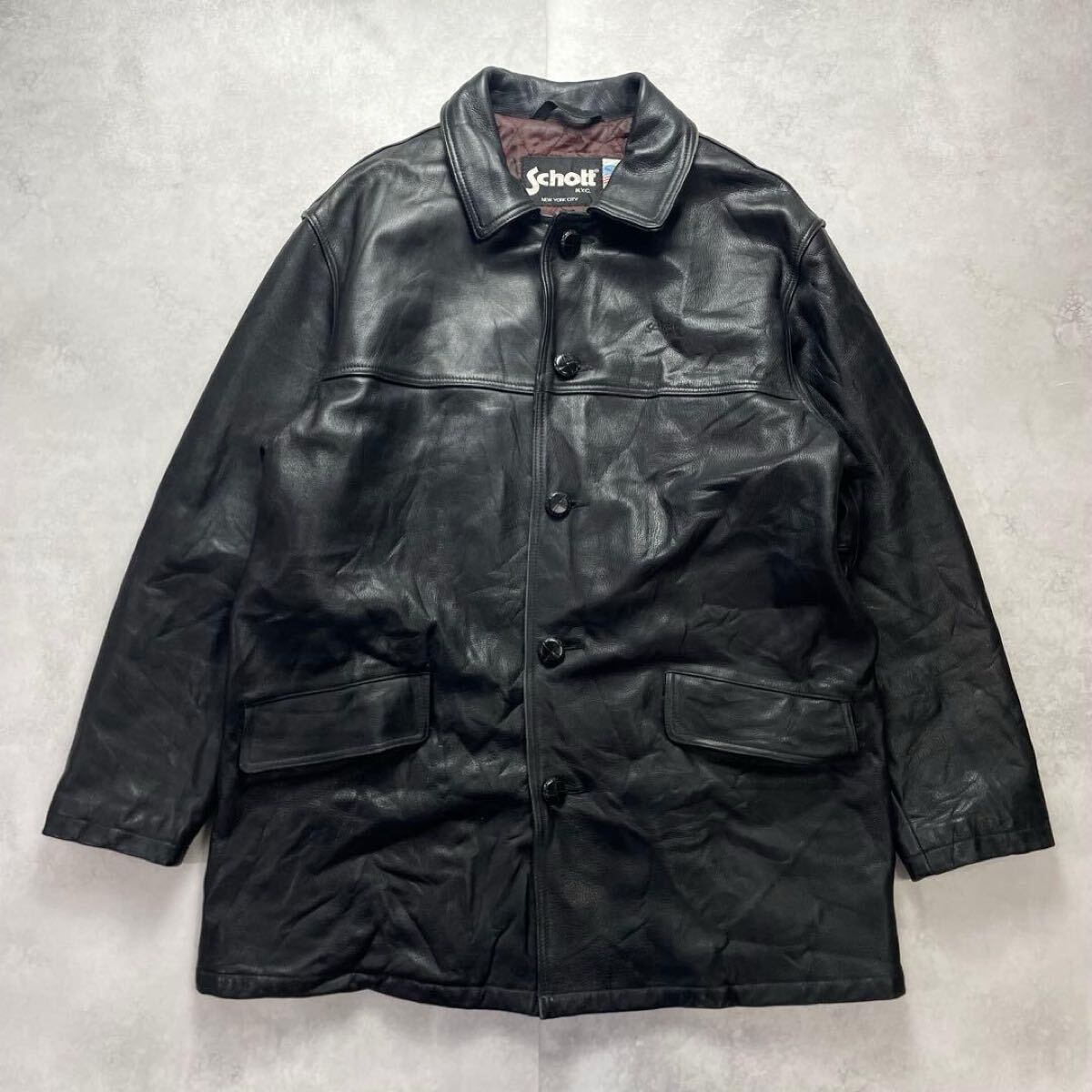 2026年最新】Yahoo!オークション -「レザー カーコート」の中古品