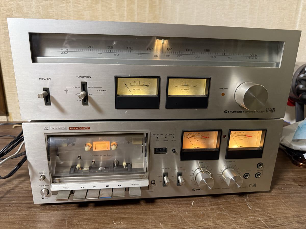 Yahoo!オークション -「パイオニア コンポ」(カセットデッキ