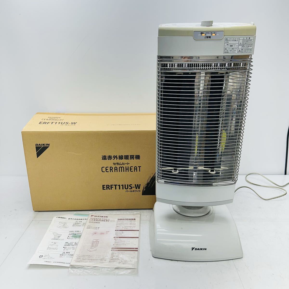 ダイキン セラムヒート ERFT11US-W [パールホワイト] オークション比較