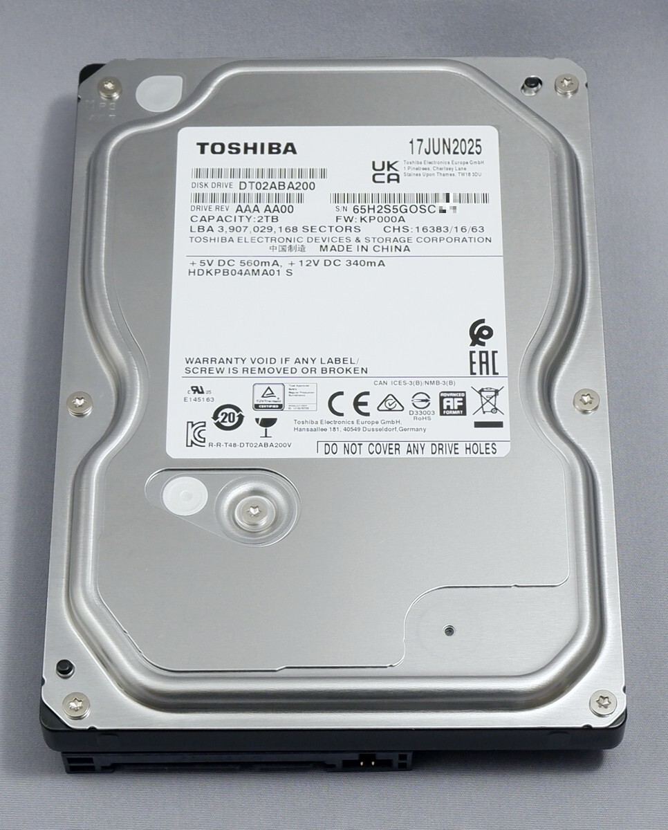 東芝 DT02ABA600 [6TB SATA600 5400] オークション比較 - 価格.com