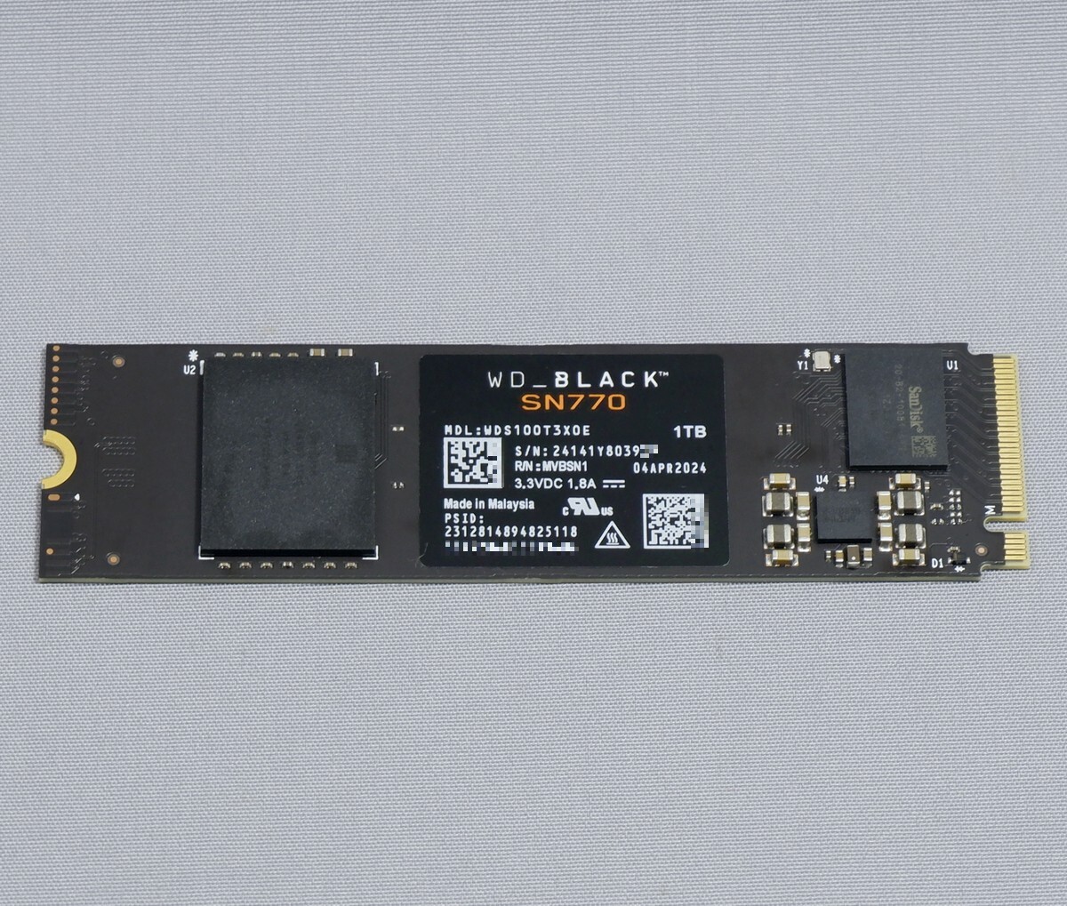 Sandisk WD_Black SN7100 NVMe SSD WDS100T4X0E オークション比較