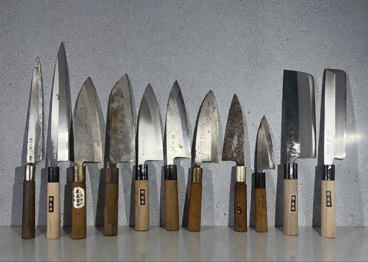 Yahoo!オークション -「堺秀岳」(セット) (包丁)の落札相場・落札価格