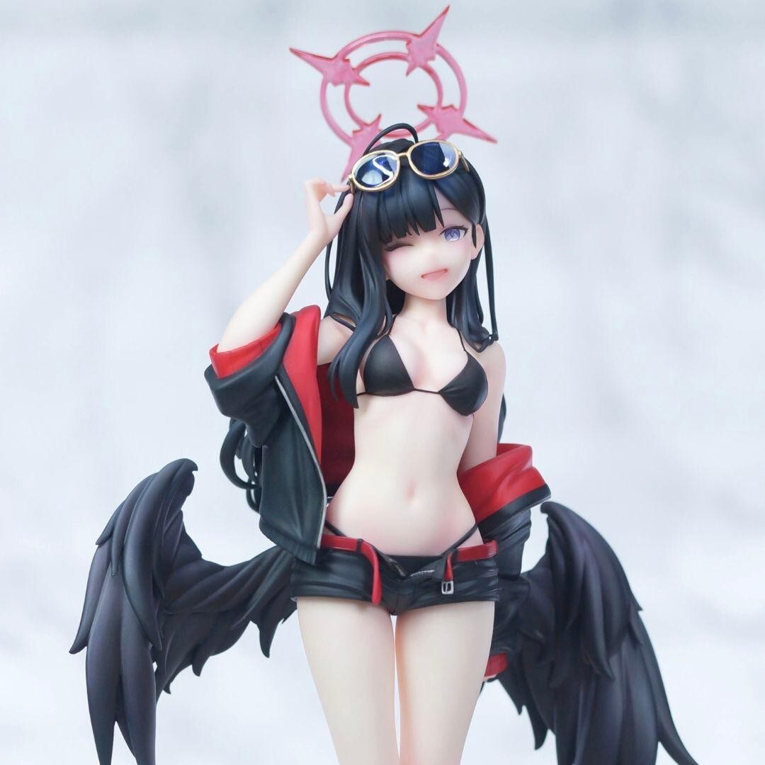 送料無料 ワンフェス2023夏 針魚工房 ブルーアーカイブ 1/7 水着ヒナ