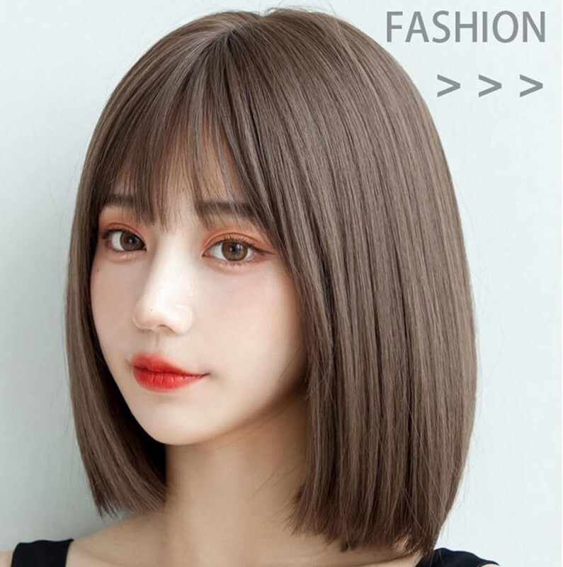 ウィッグ ユキ 穴あきストレート(ダークブラウン)｜Yahoo!フリマ（旧