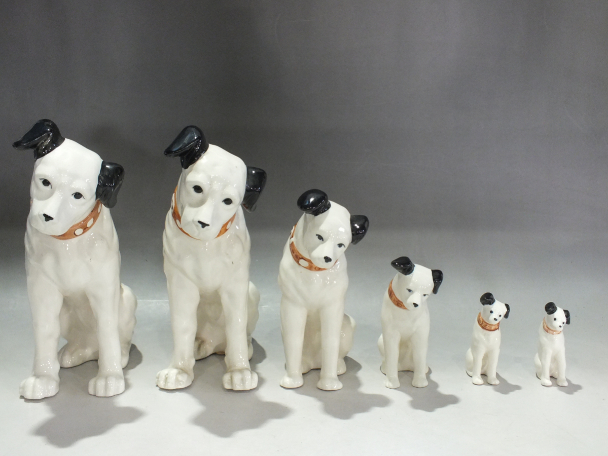 Yahoo!オークション -「ビクター犬 置物」の落札相場・落札価格