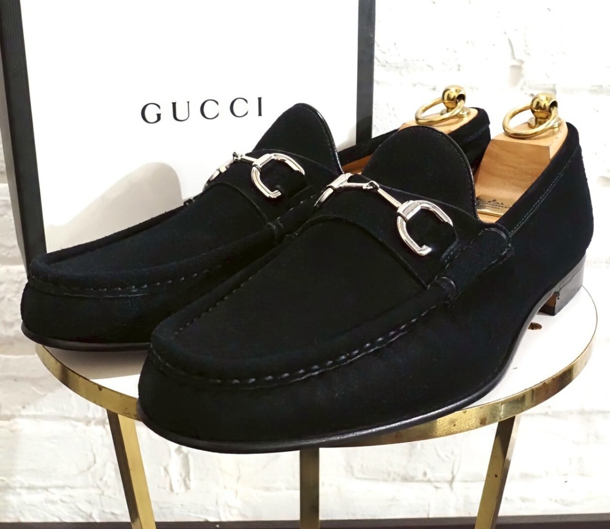 2026年最新】Yahoo!オークション -グッチ スエード ローファーの中古品