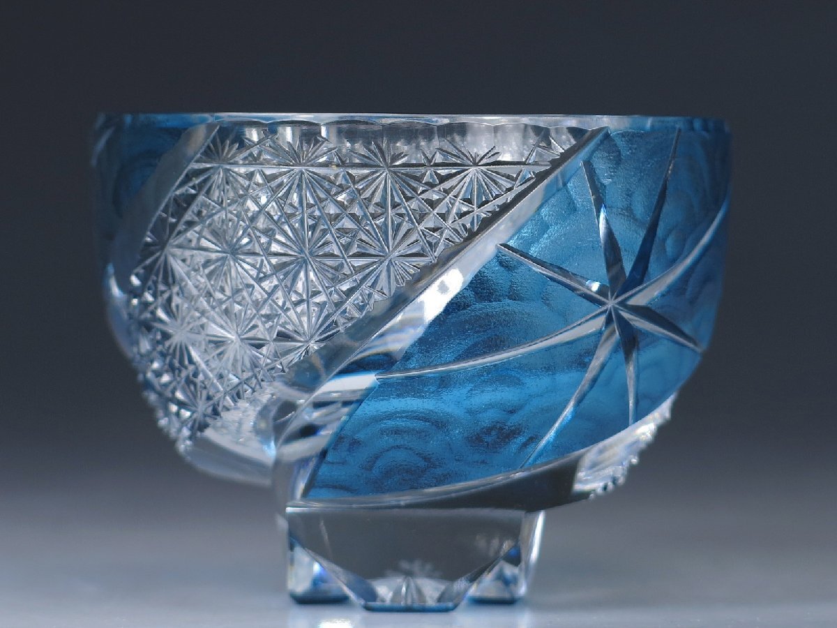 Yahoo!オークション - 江戸切子 但野英芳作 『一本桜』 四季春 伝統工