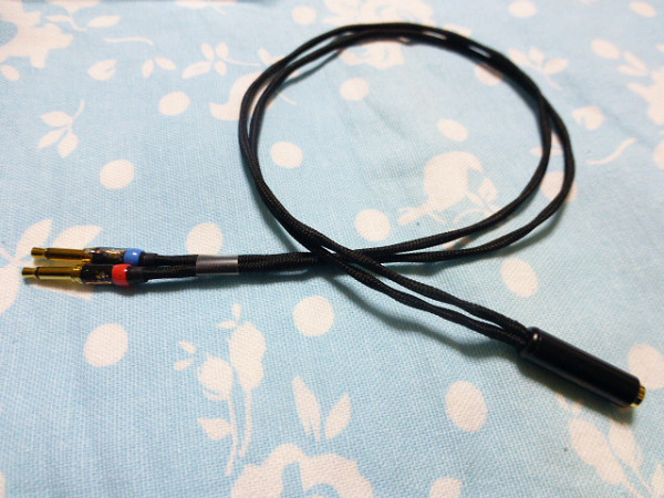 PENTACONN EAR (メス) → T60RP PM-3 HiFiMAN DEVA 変換ケーブル 短め