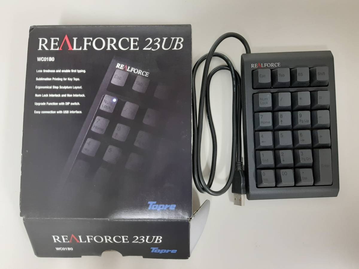 東プレ Realforce23UB WC01B0 (ブラック) オークション比較 - 価格.com