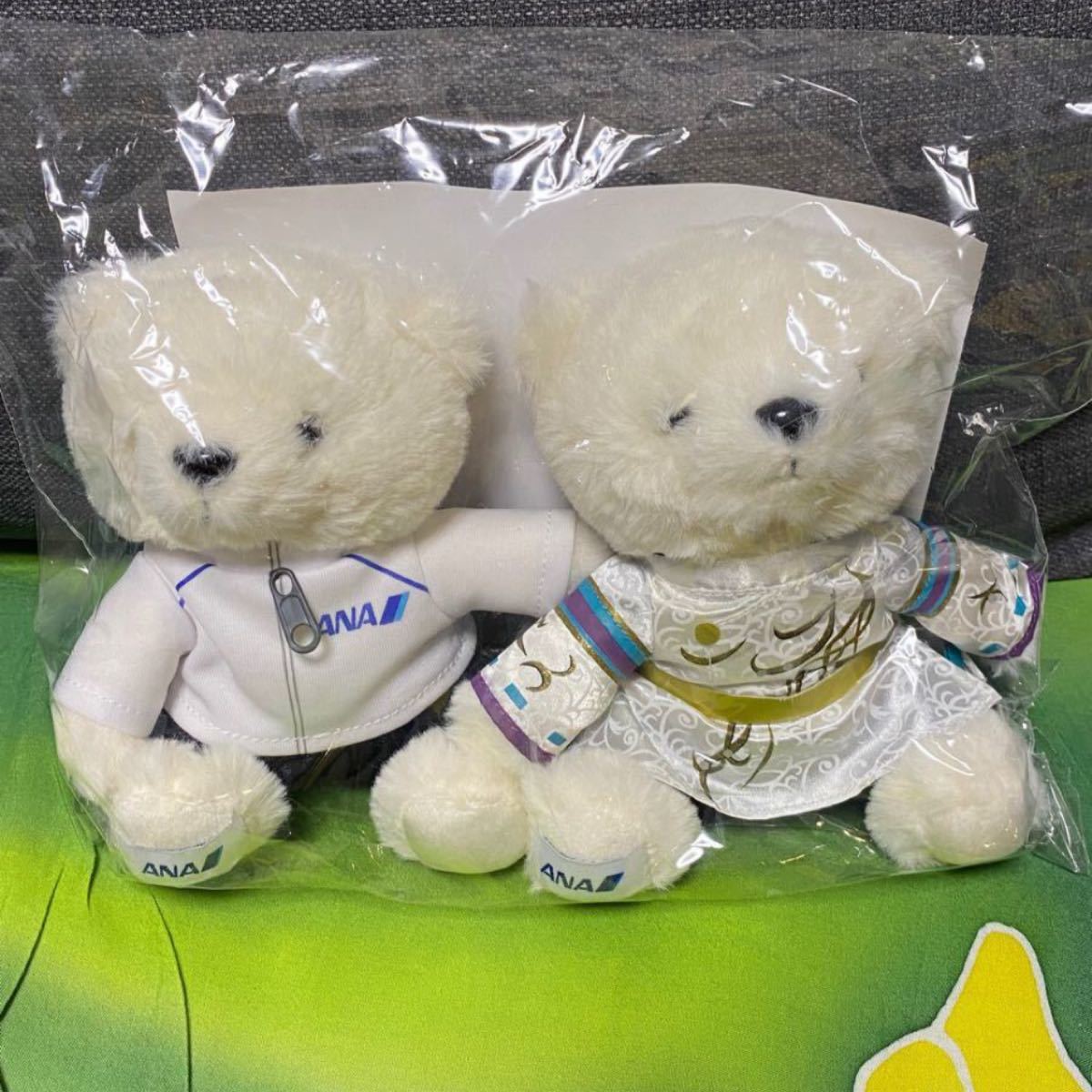 ANA 機内販売 限定 羽生結弦 フライト ベア ぬいぐるみ(天と地と