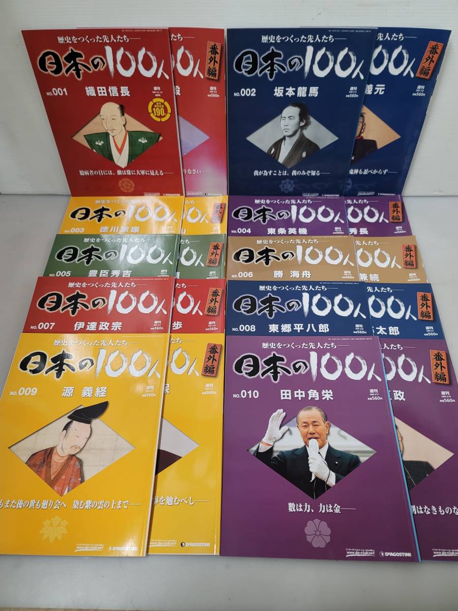 Yahoo!オークション -「デアゴスティーニ 日本の100人」の落札相場