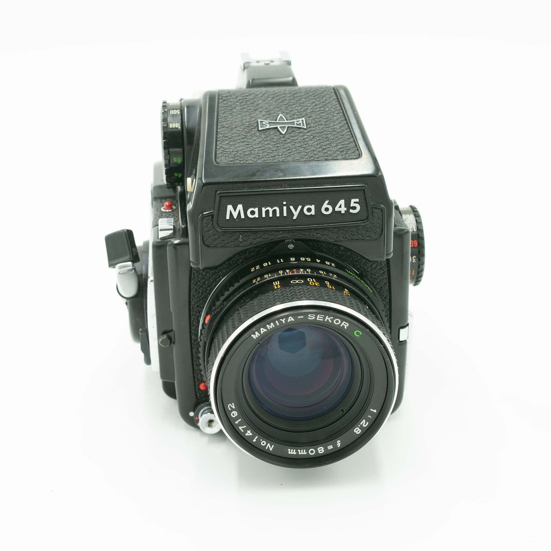Mamiya MAMIYA M645 1000S SEKOR C 80mm F2.8 シャッター全速OK #103