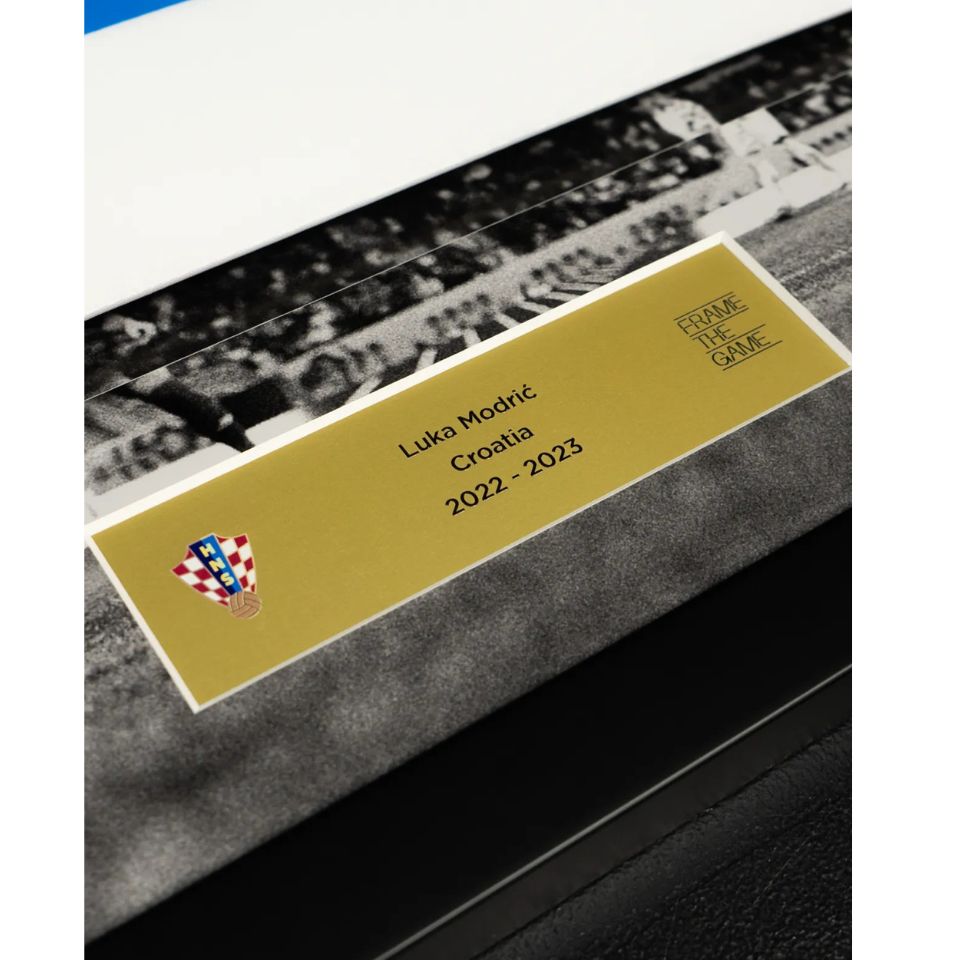ルカ・モドリッチ【直筆サイン入り】クロアチア代表ユニホーム2022-23