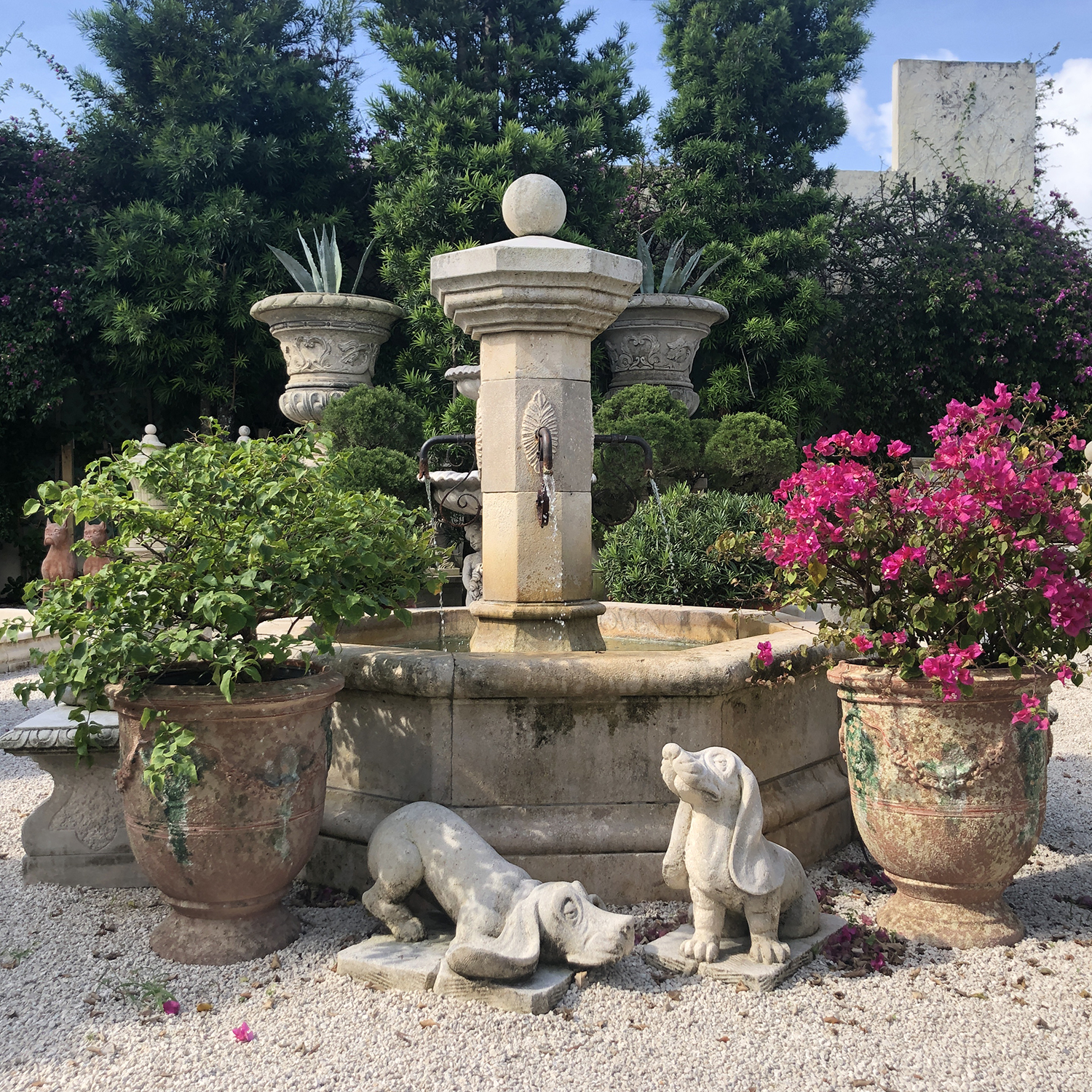 Fontaine Octagonale | Imported Garden Fountains | Authentic Provence