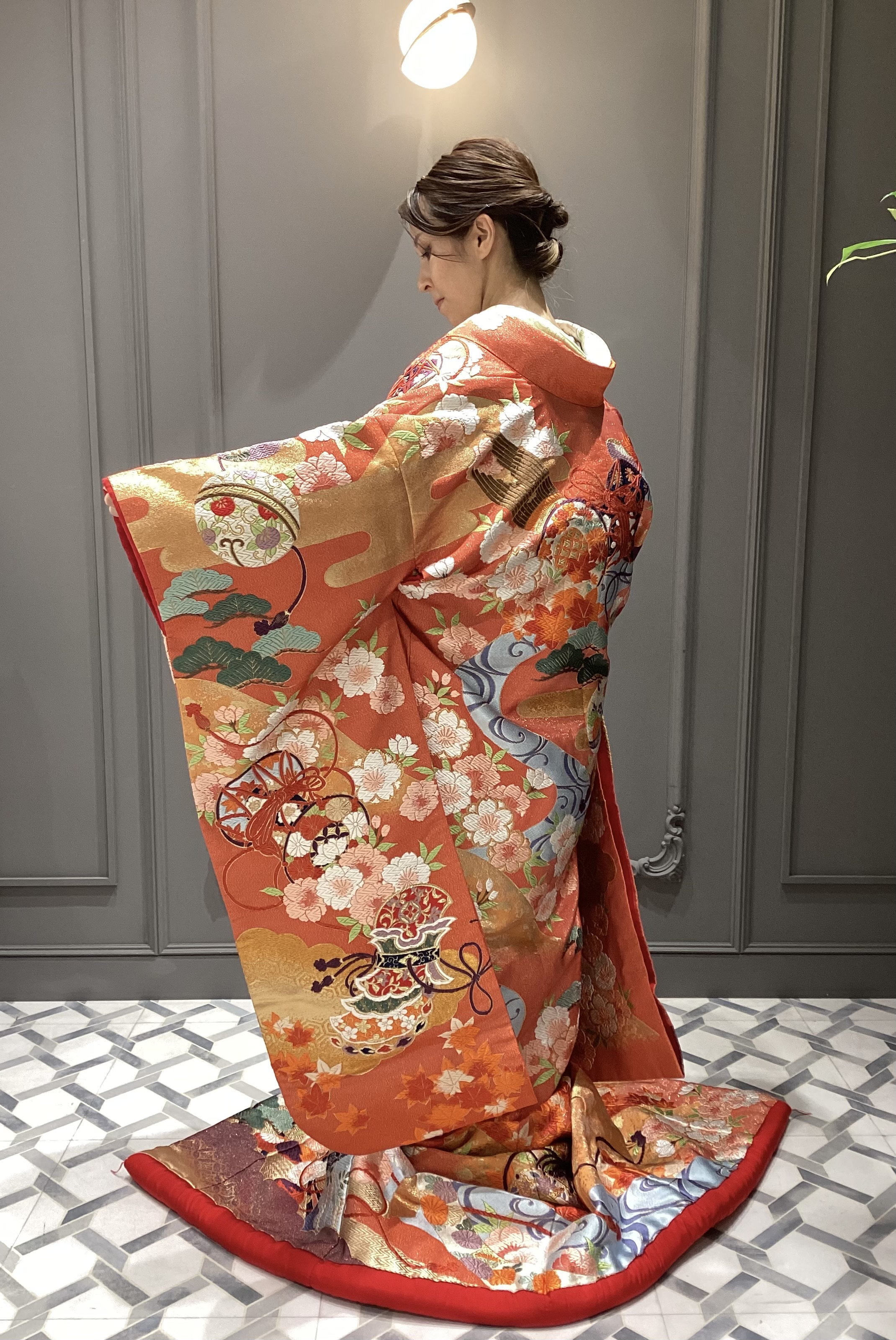 人気の色打掛のご紹介=春の色打掛コーディネート=｜ブログ