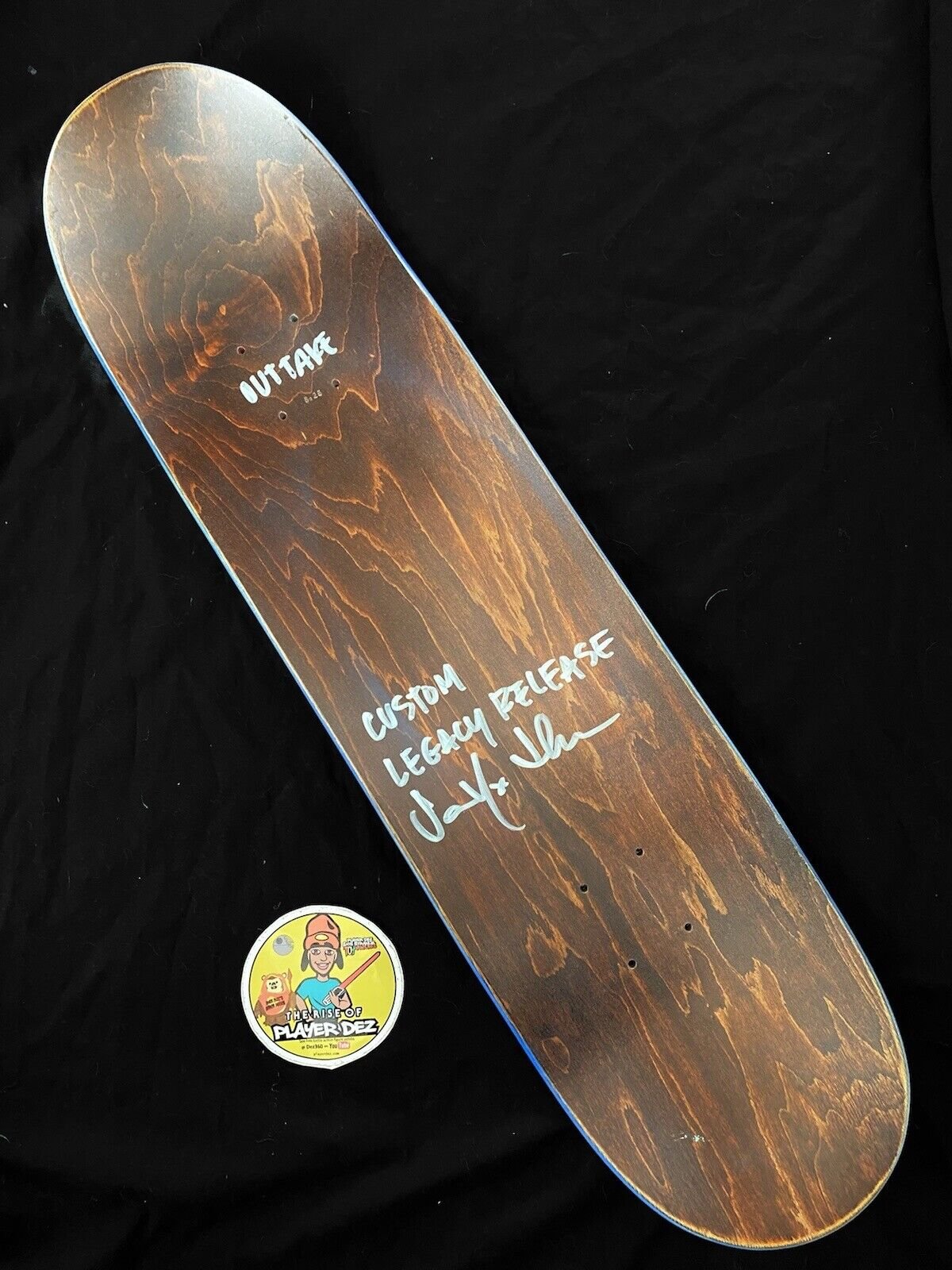 Signed Jamie Thomas Double Zero Autographed Skateboard Deck Legacy