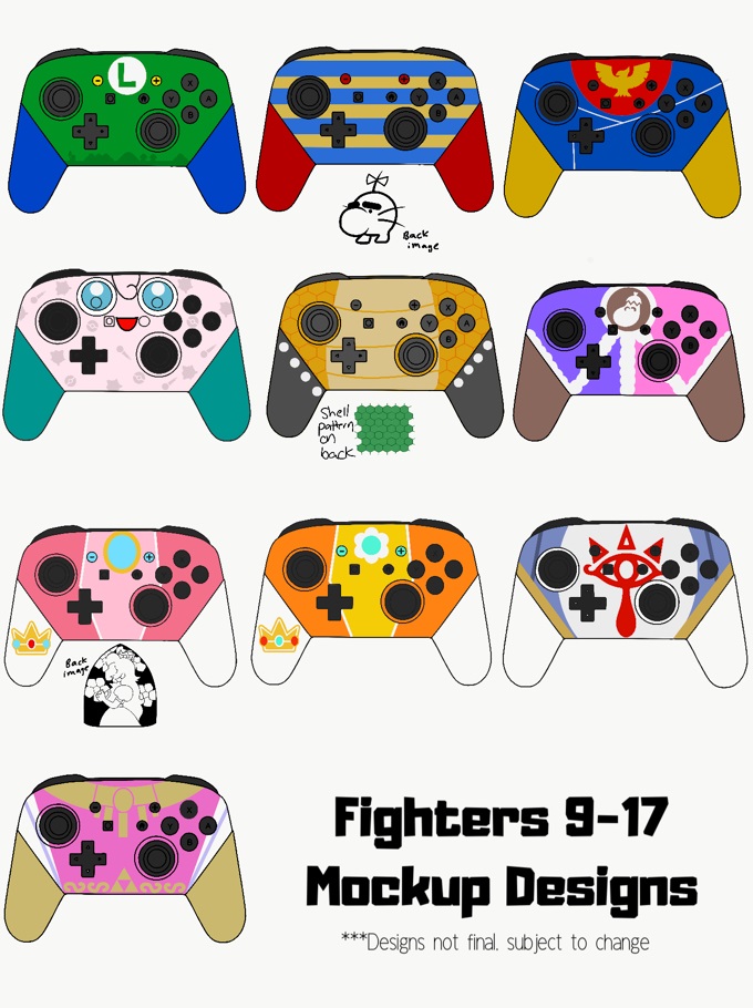 スマブラSP』“すべてのファイター”のデザインの「非公式Pro