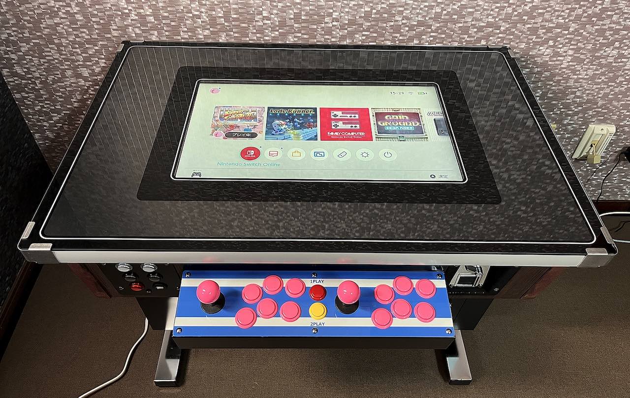 Nintendo Switch専用“テーブル筐体”を制作した人物が現れ注目集める