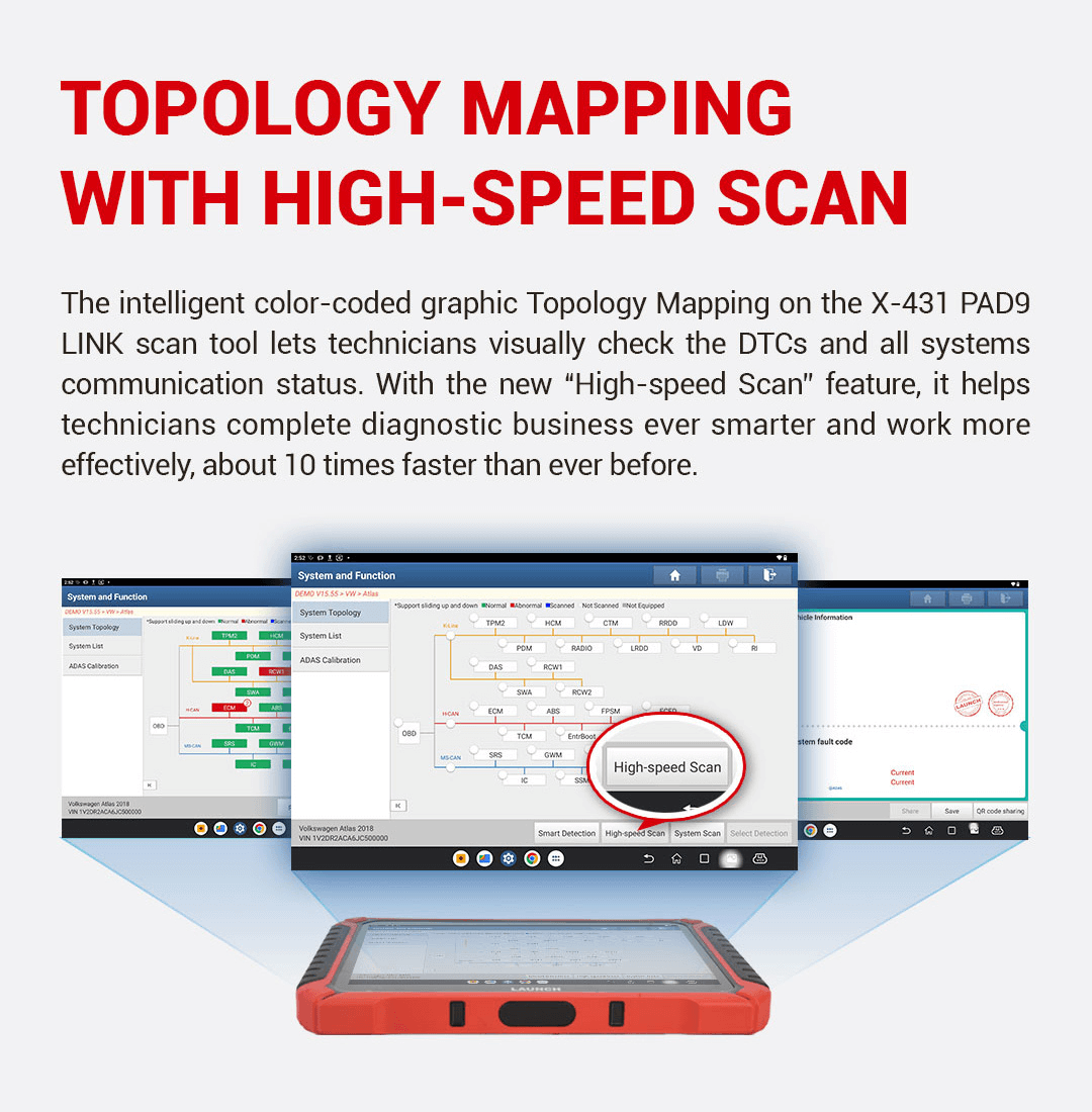 Launch X-431 Pad IX Link with SmartLink C V3 - Advanced Automotive