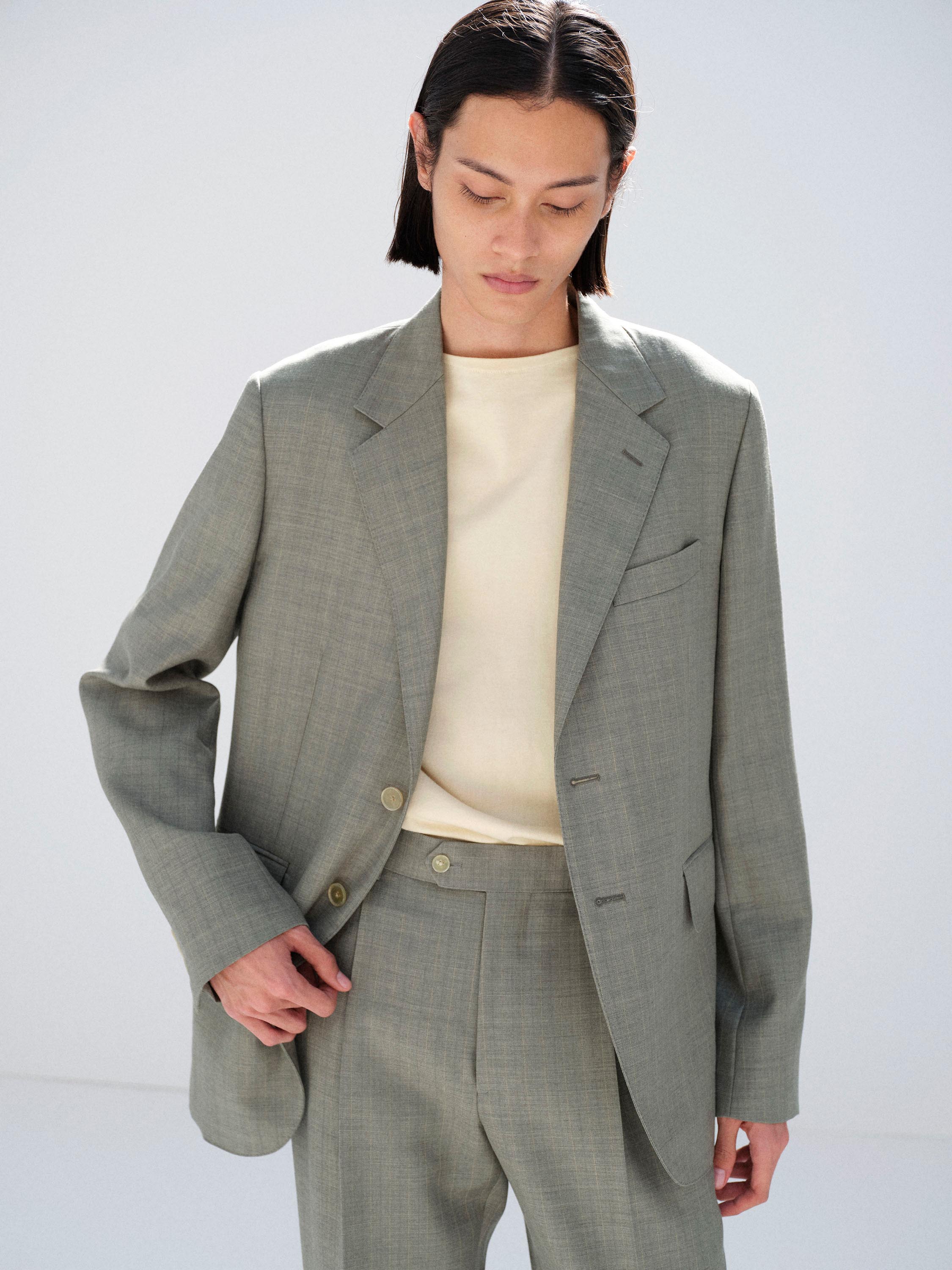 BLUEFACED WOOL JACKET - AURALEE Official Website