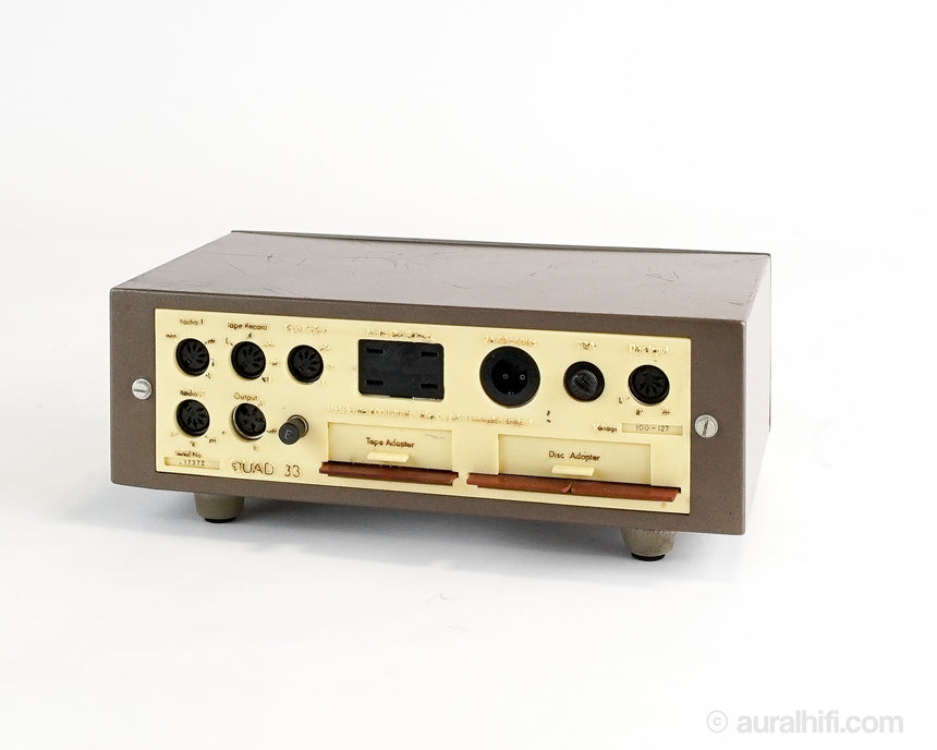 QUAD33通電OK＋303未確認ヴィンテージアンプジャンク扱い未確認