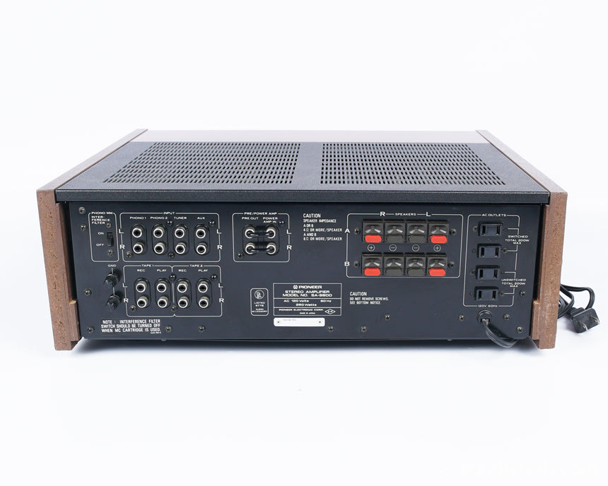 Pioneer SA-9800 // Integrated Amplifier – AURAL HiFi