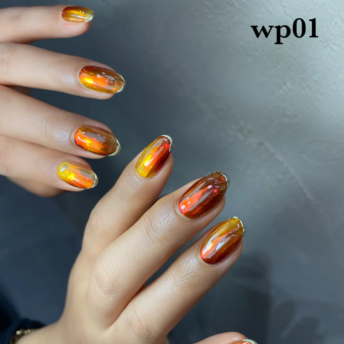 énoi Water Powder - 10 Colour Types | Uruuru Powder for Nail Art